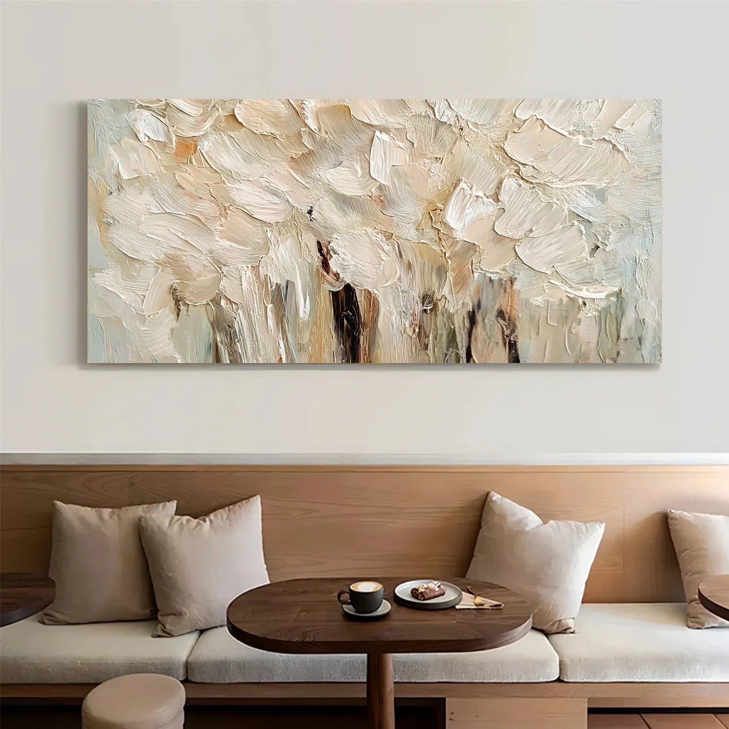 Flower Abstract Textured Wall Art #FP178