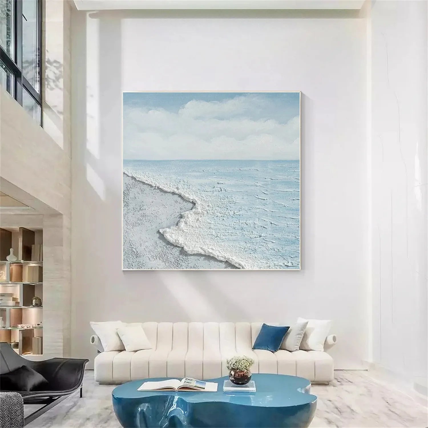 Ocean Textured Painting Canvas #OP015