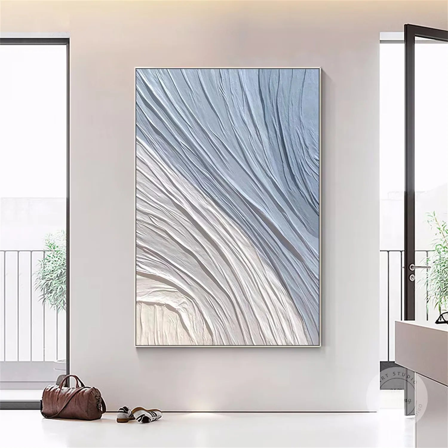 Minimalist Textured Painting Canvas #MT013