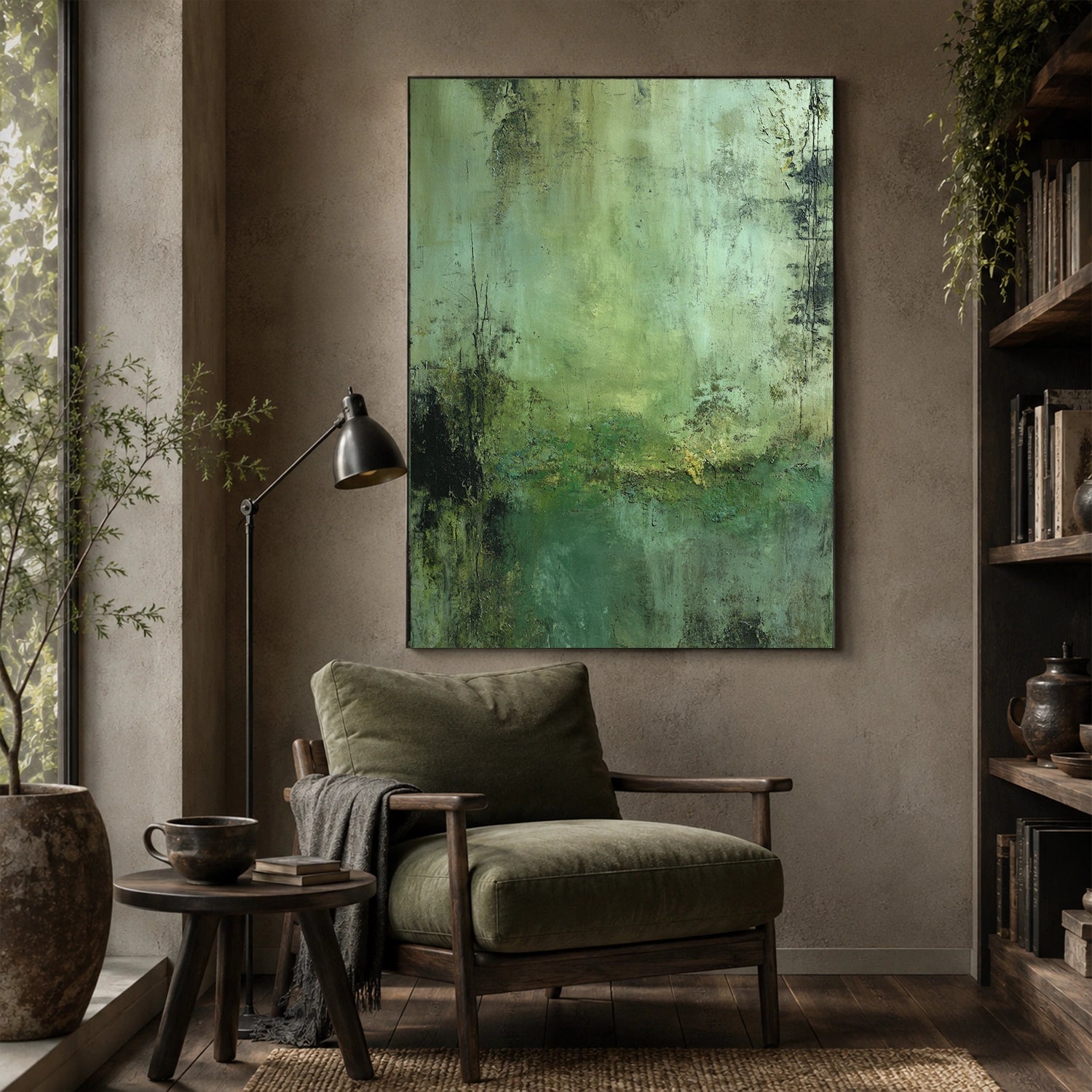 Wabi Sabi Textured Canvas Art #WS147