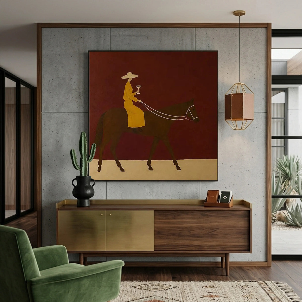 American Western Cowboy Art #VT265