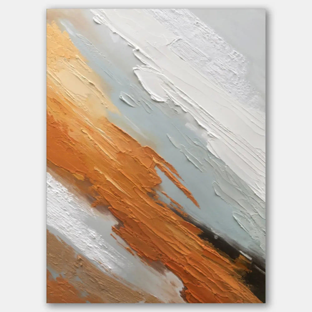 Colorful Abstract Textured Painting Canvas #AT022