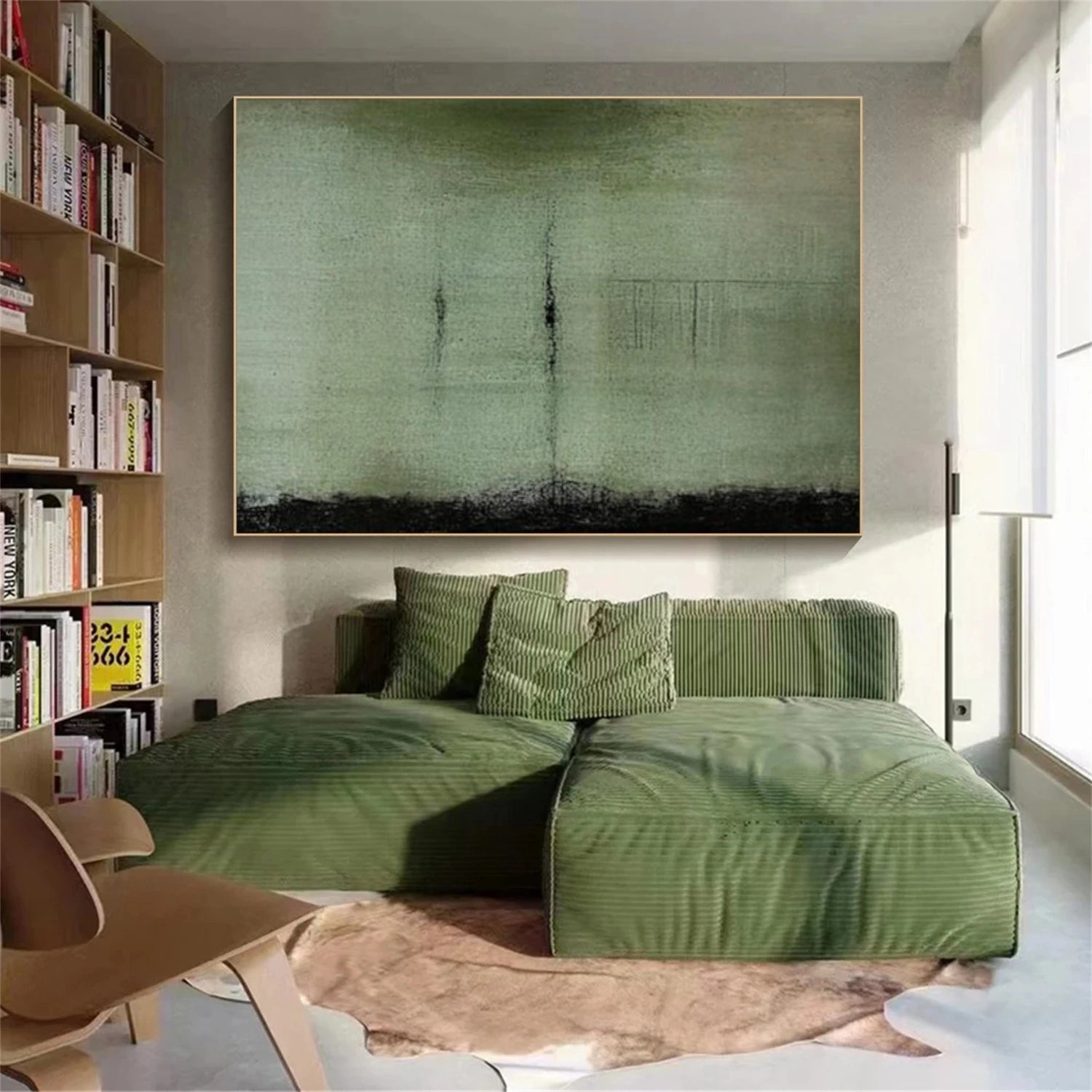 Abstract Canvas Wall Art #AP256