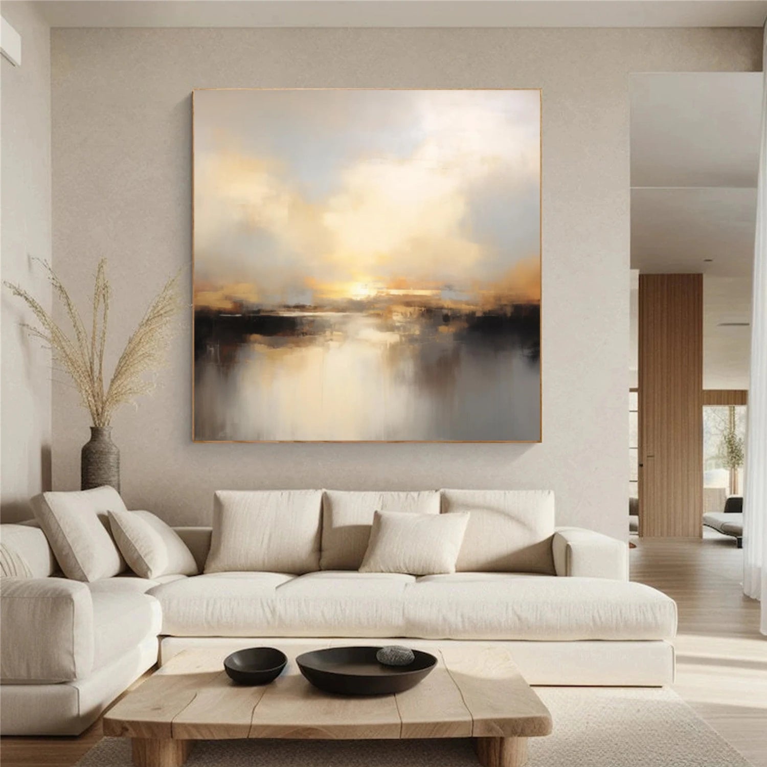 Abstract Canvas Wall Art #AP267