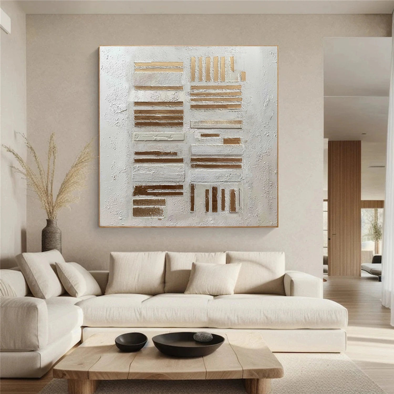 Wabi Sabi Textured Canvas Art #WS099