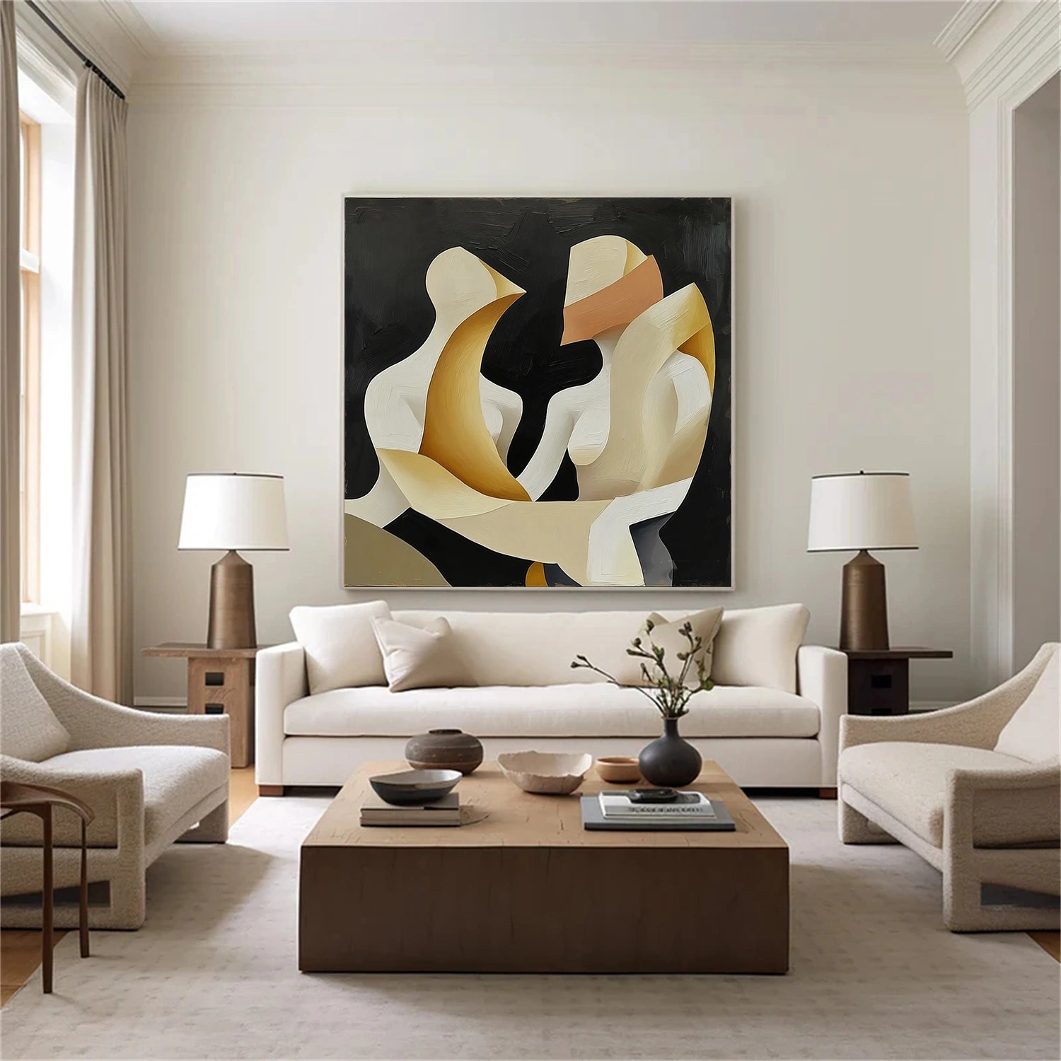 Abstract People Canvas Art #AE066