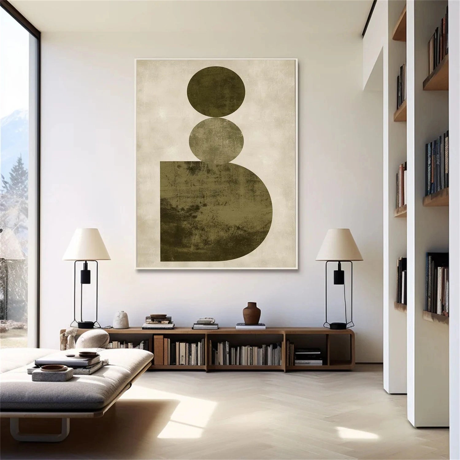 Abstract Canvas Wall Art #AP263