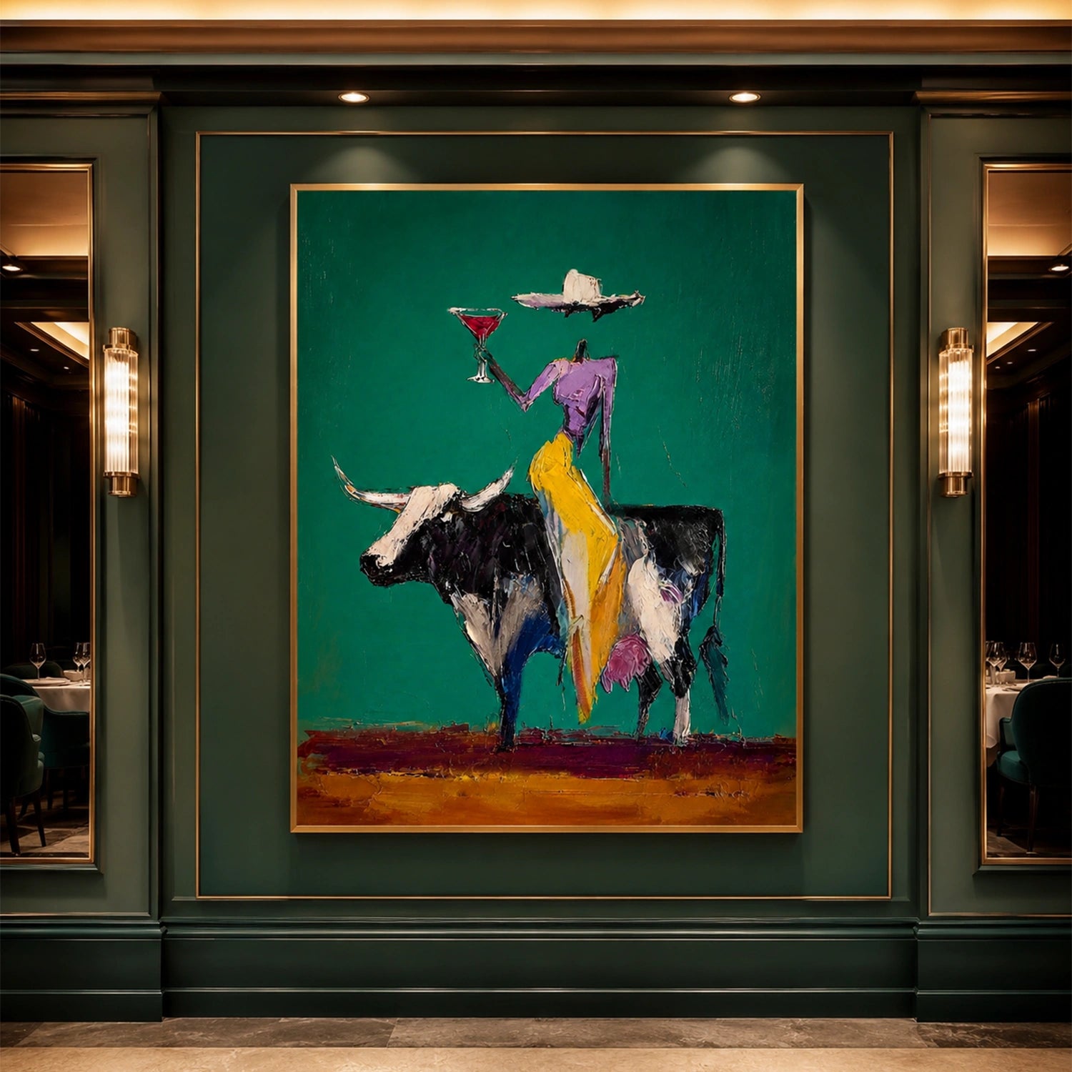 American Western Cowboy Art #VT213