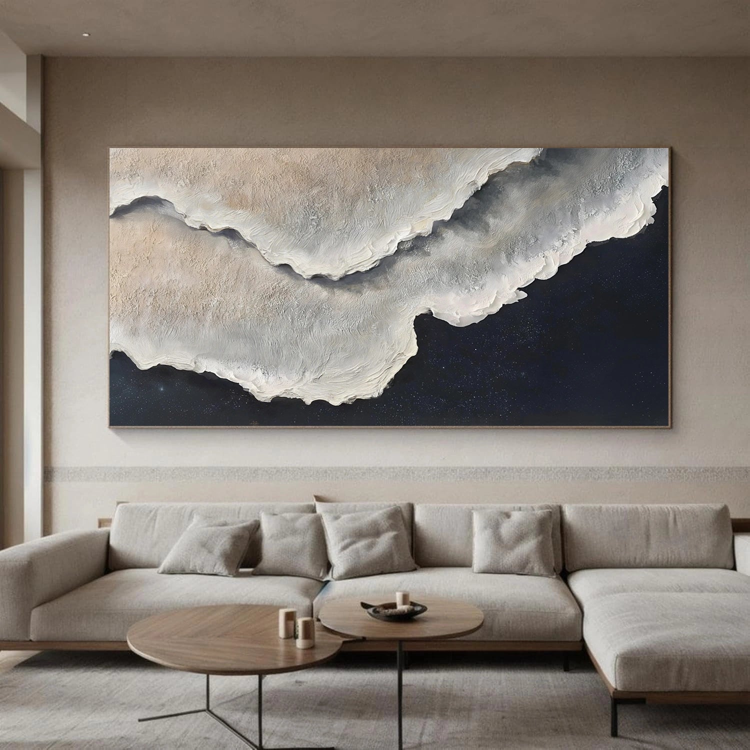 Ocean Abstract Textured Wall Art #OP061