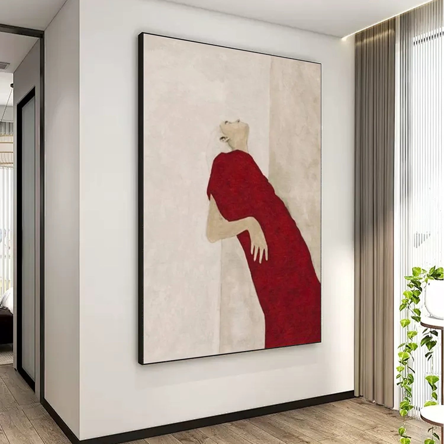 Abstract People Canvas Art #AE031