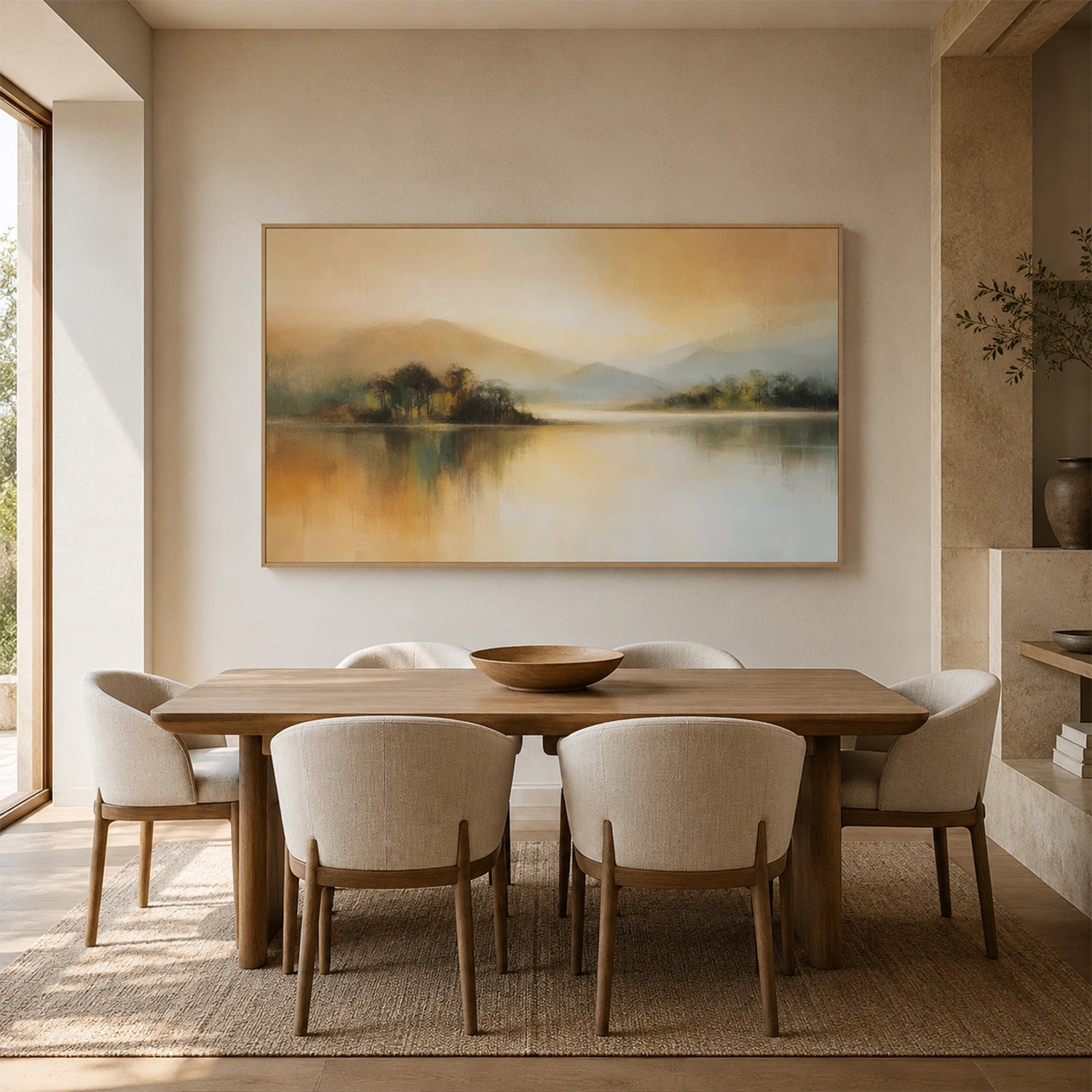 Abstract Mountain Canvas Art #MO069