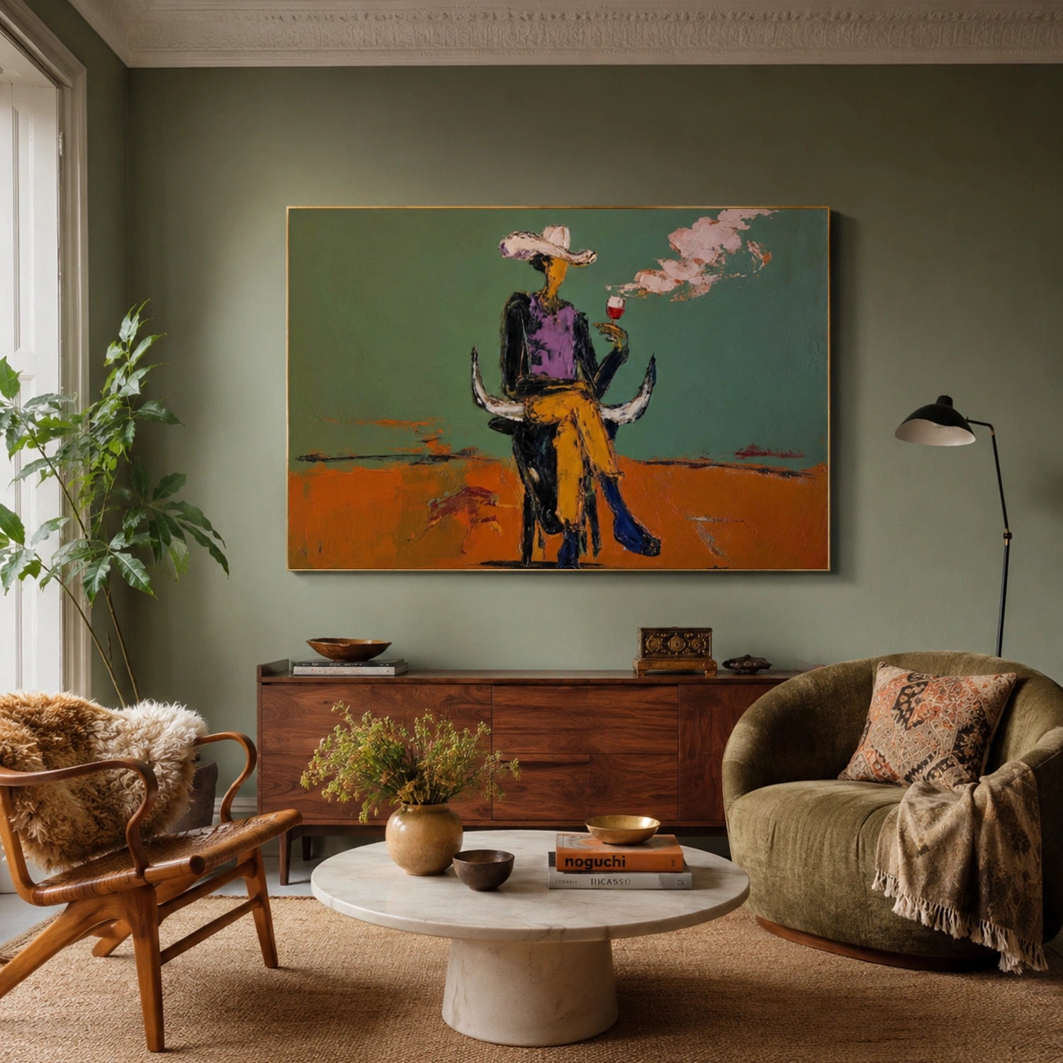 American Western Cowboy Art #VT216