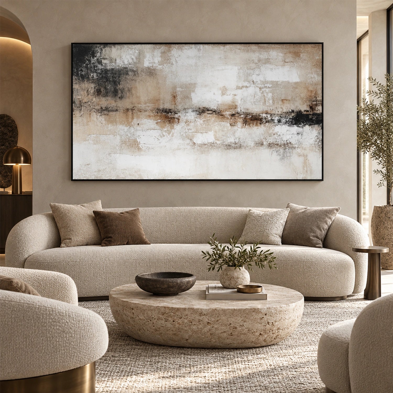 Abstract Canvas Wall Art #AP402