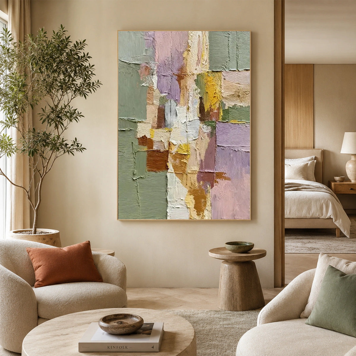 Abstract Textured Wall Art #AT193
