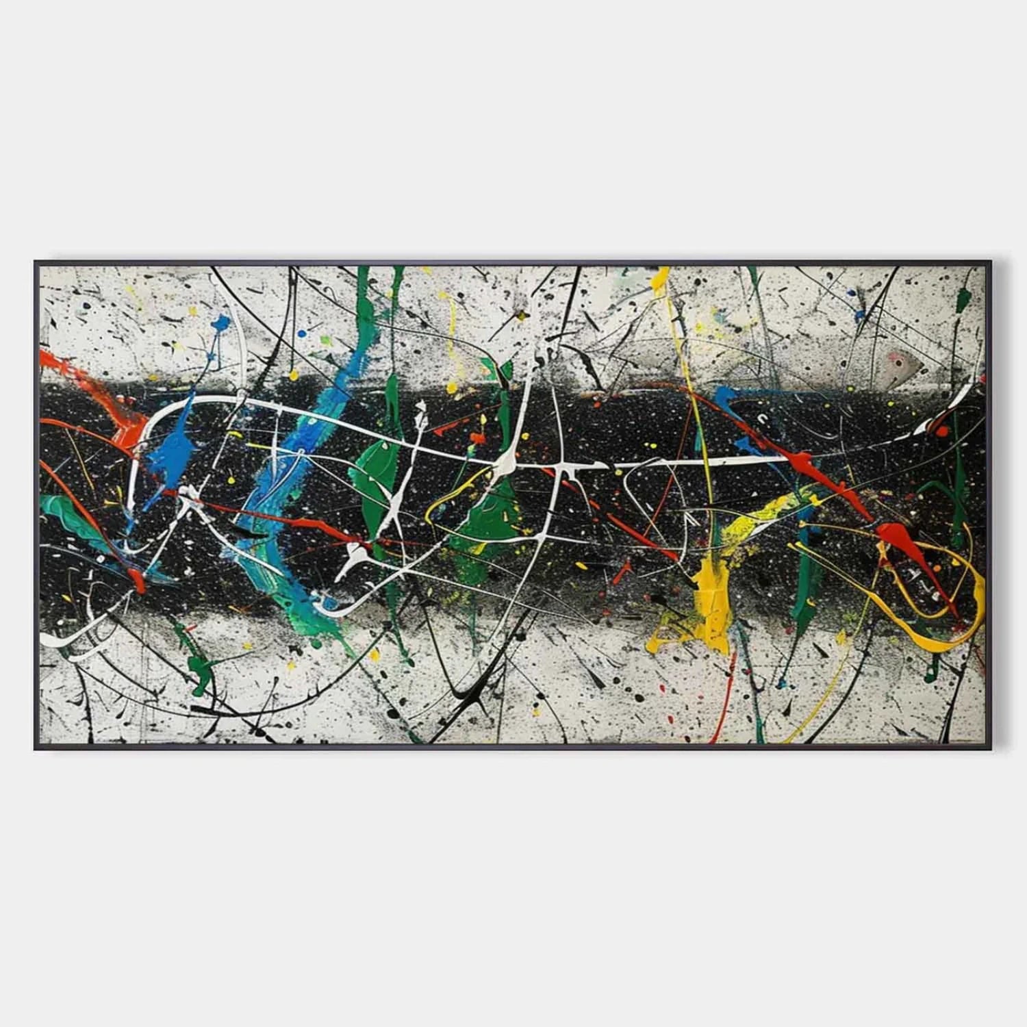 Colorful Pollock Art #PA006