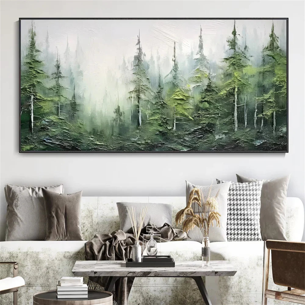Tree Textured Painting Canvas #TP025