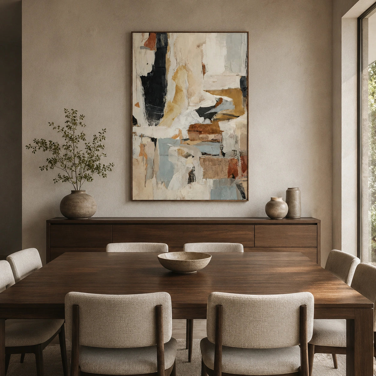 Abstract Canvas Wall Art #AP399