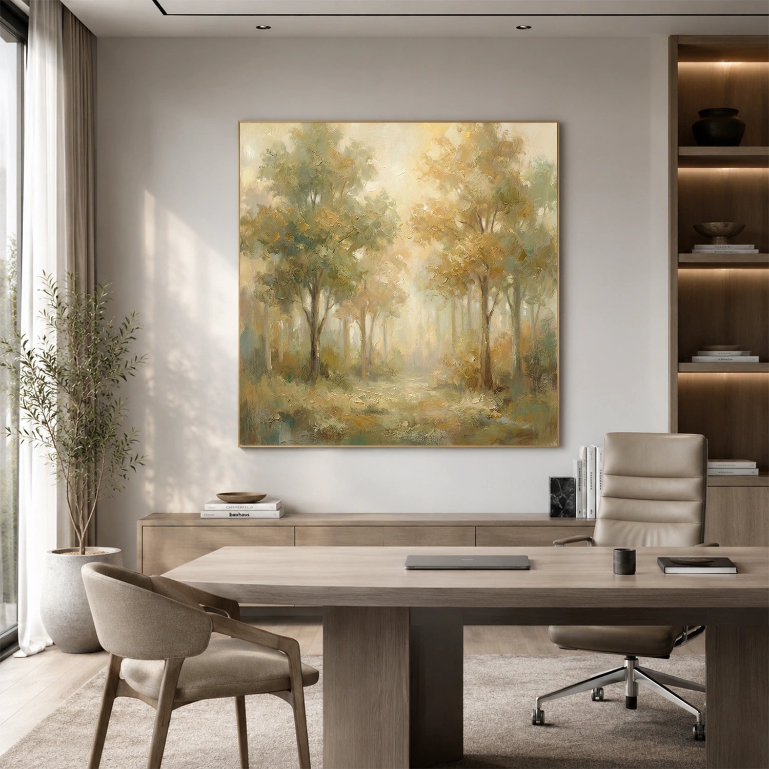 Tree Abstract Textured Wall Art #TP112