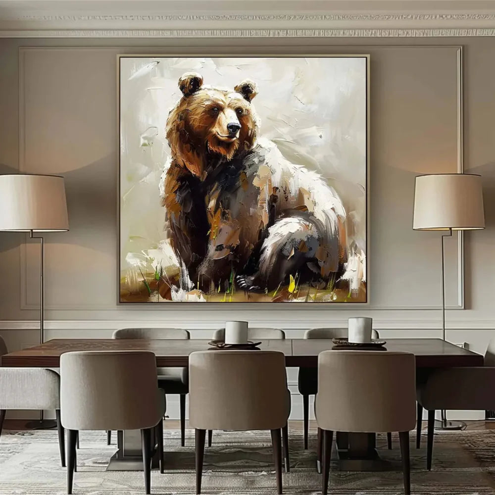 Animal Canvas Art Painting #AC018