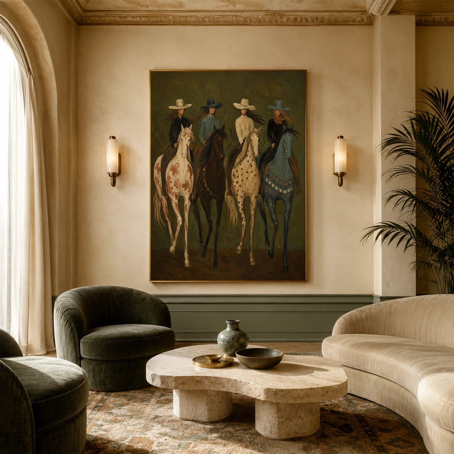 American Western Cowboy Art #VT255