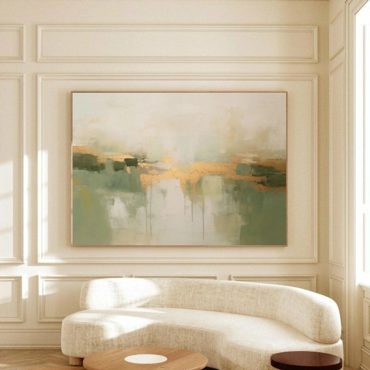 Abstract Canvas Wall Art #AP357