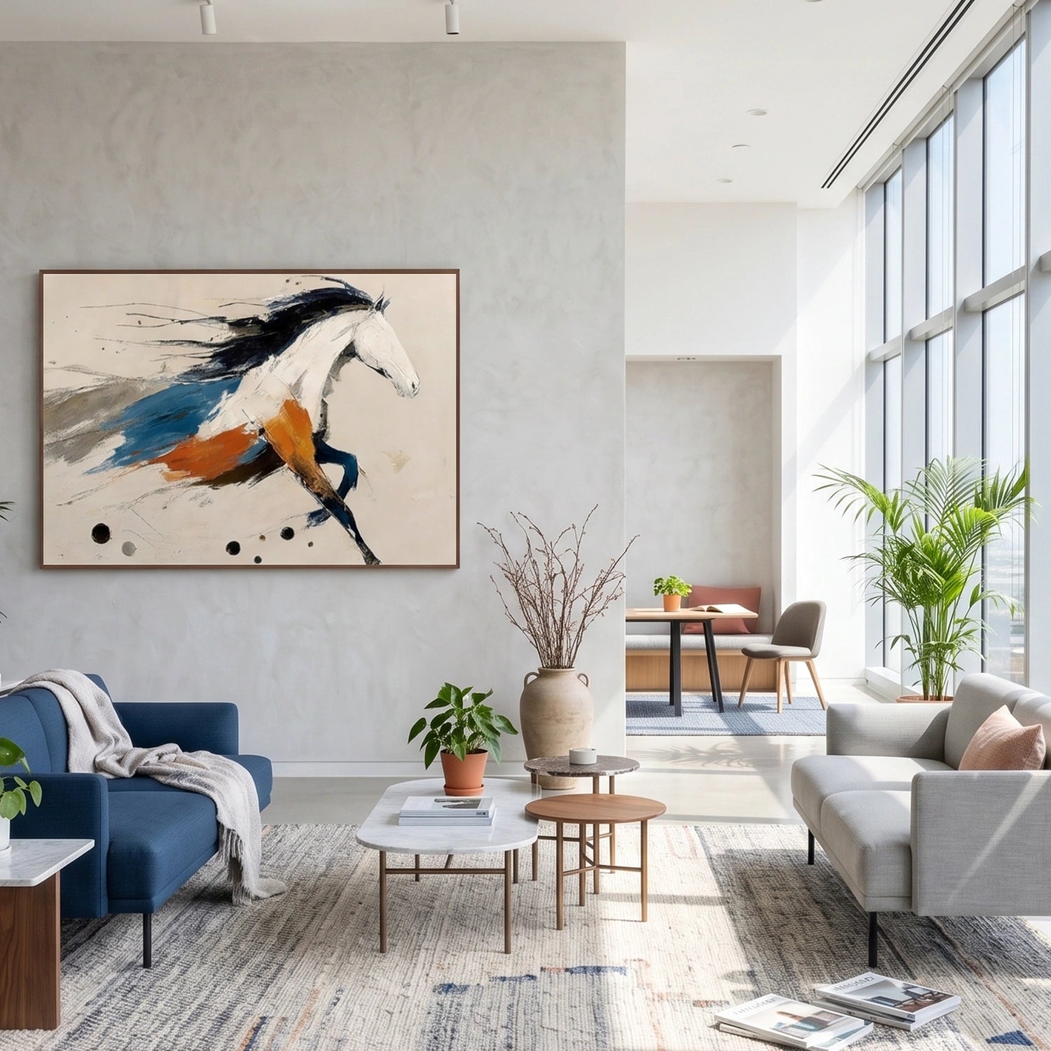 Abstract Animal Horse Wall Art #AC134
