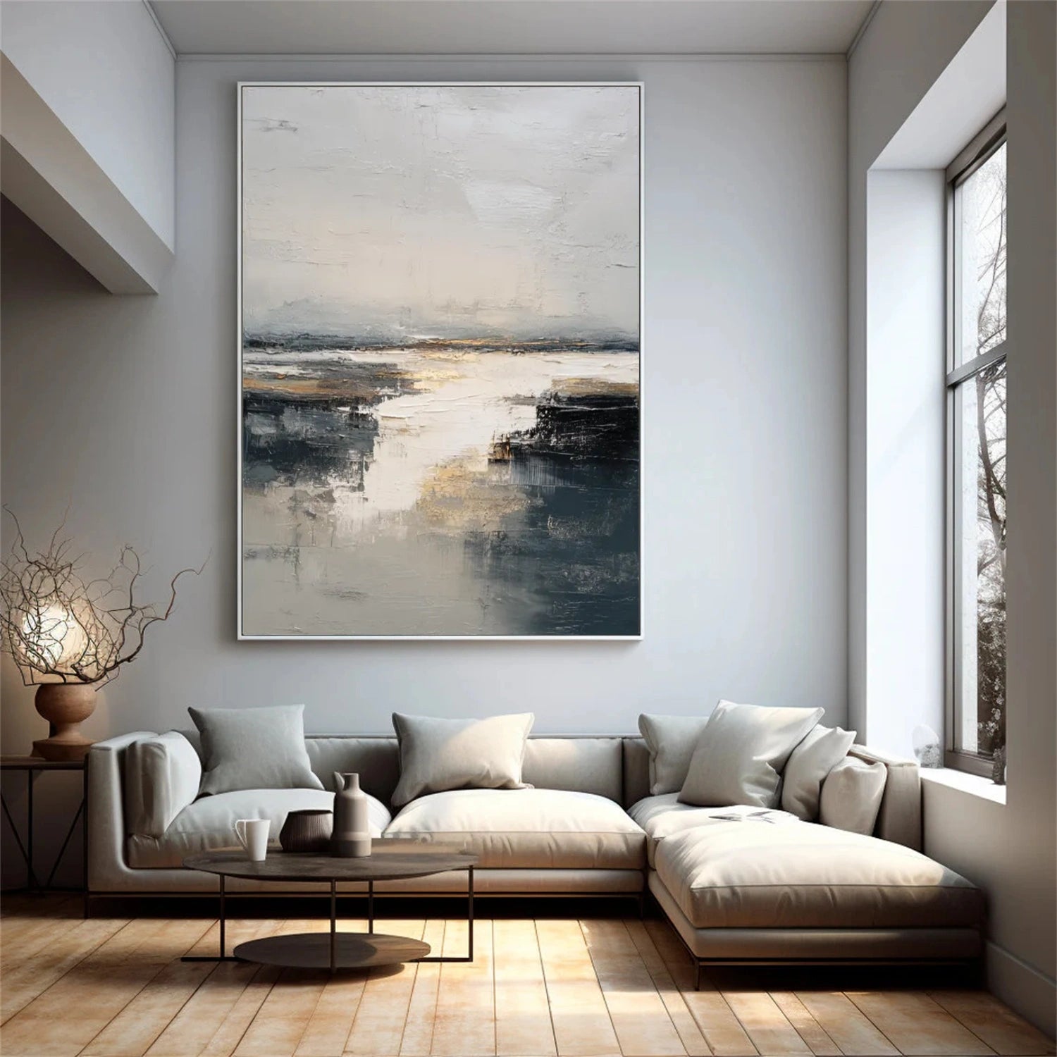 Abstract Canvas Wall Art #AP294