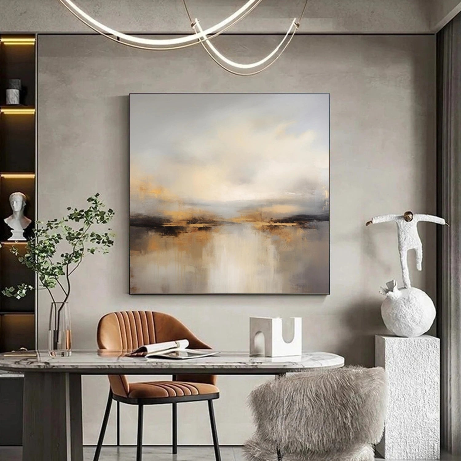 Abstract Canvas Wall Art #AP266