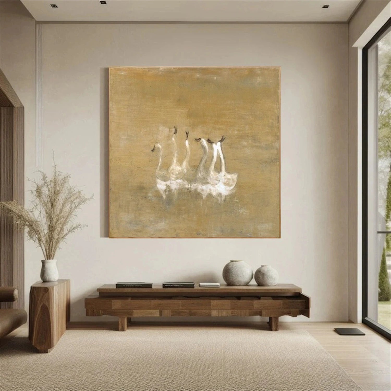 Abstract Animal Goose Wall Art #AC062