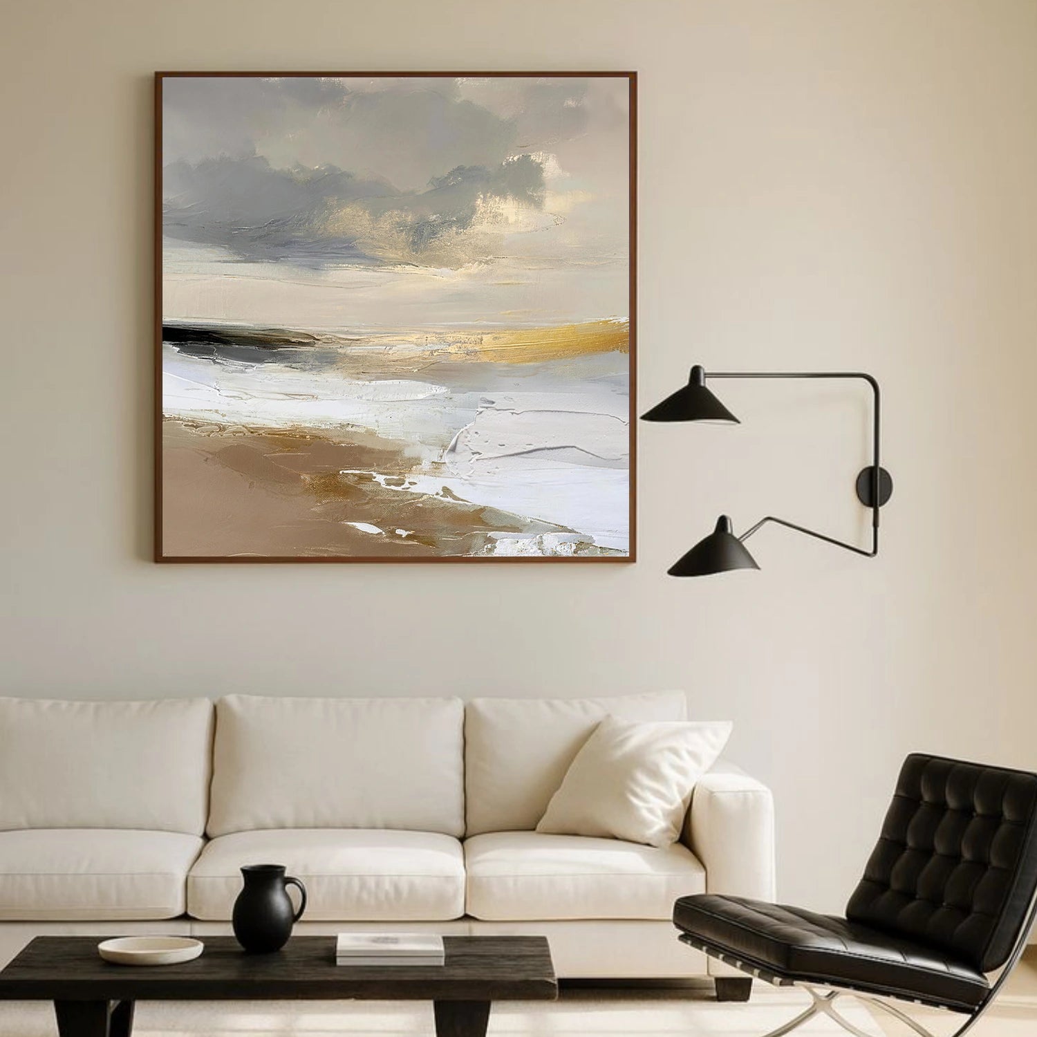 Ocean And Sky Abstract Wall Art #OS123