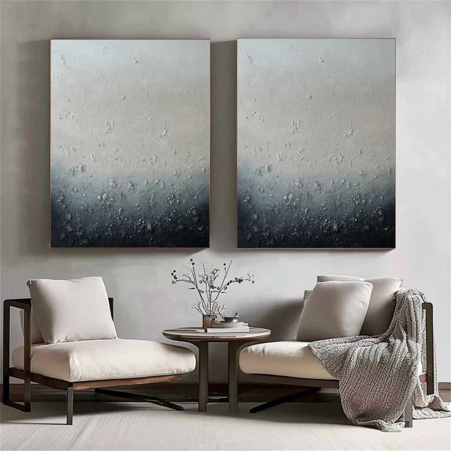 Abstract Canvas Wall Art Set of 2 #AP302