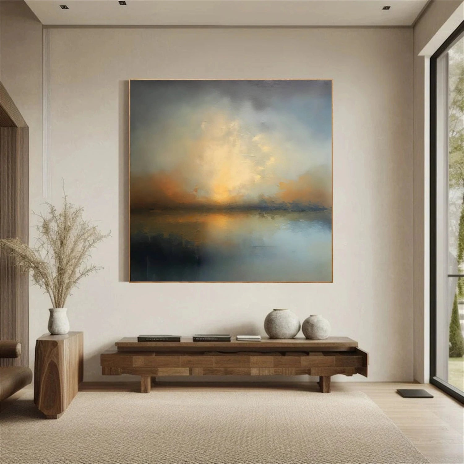 Abstract Canvas Wall Art #AP233