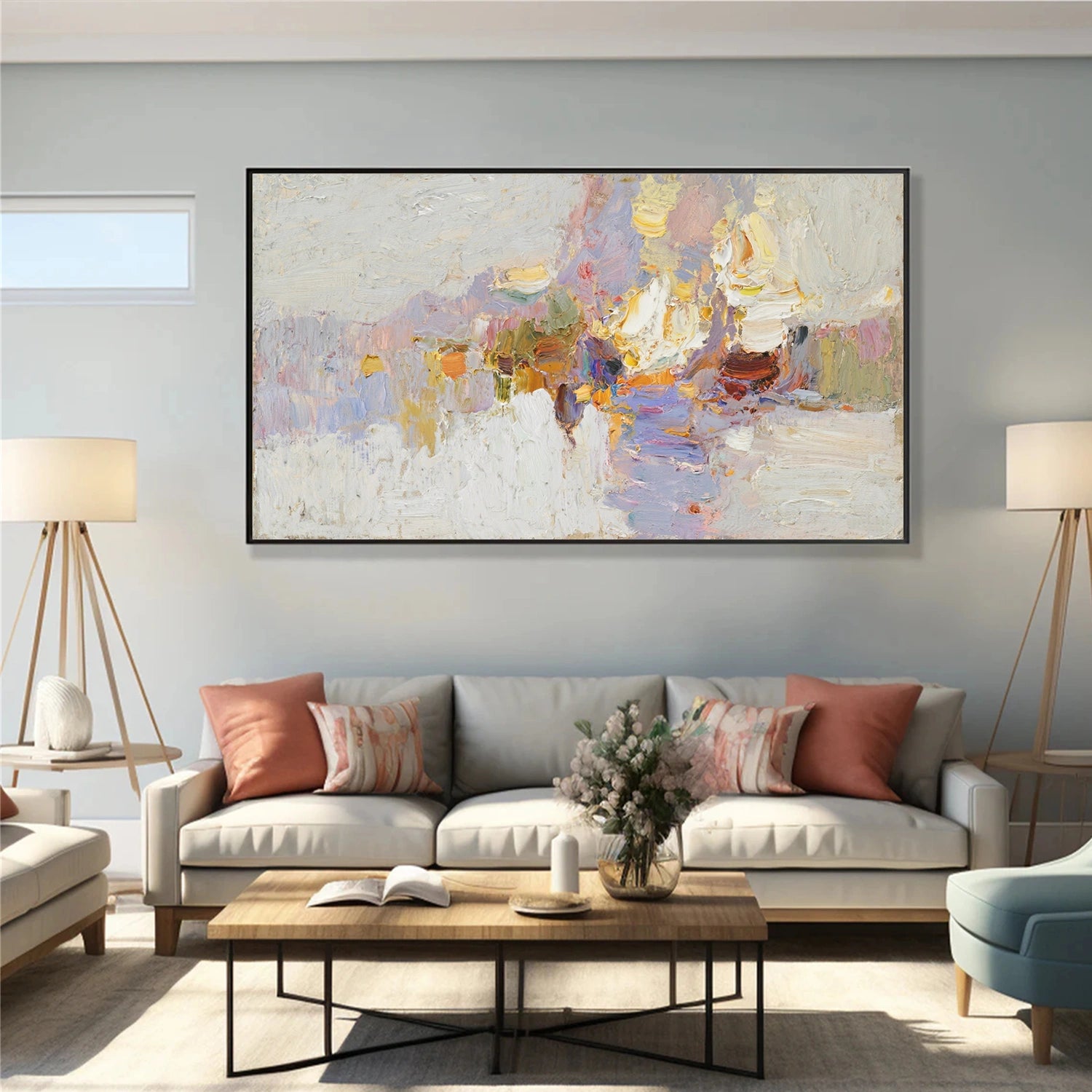 Colorful Abstract Canvas Wall Art #AP274