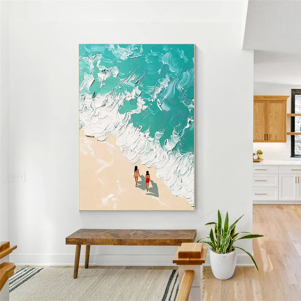 Swimming Sport Textured Wall Art #MS037