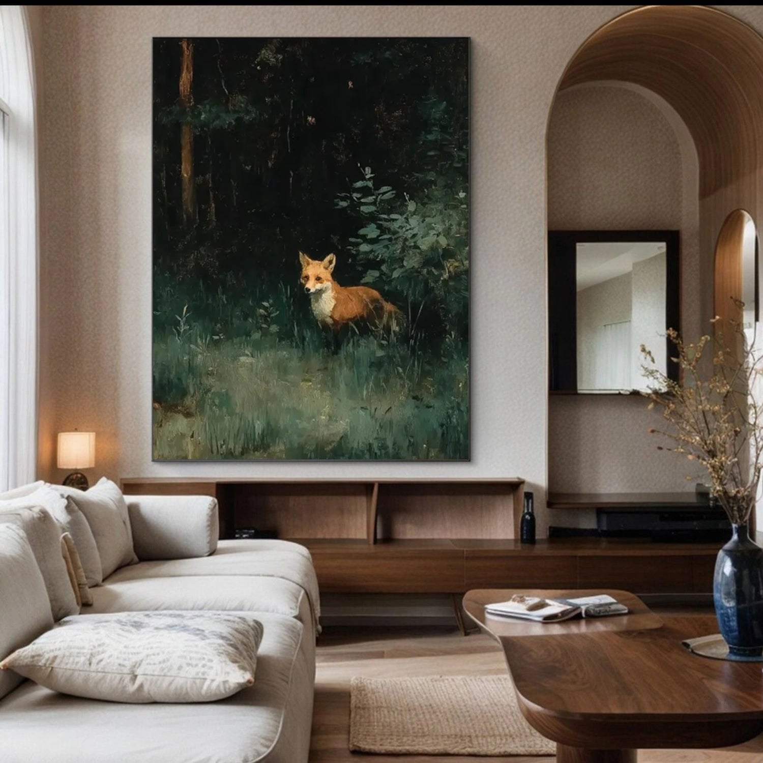 Abstract Animal Dog Wall Art #AC099