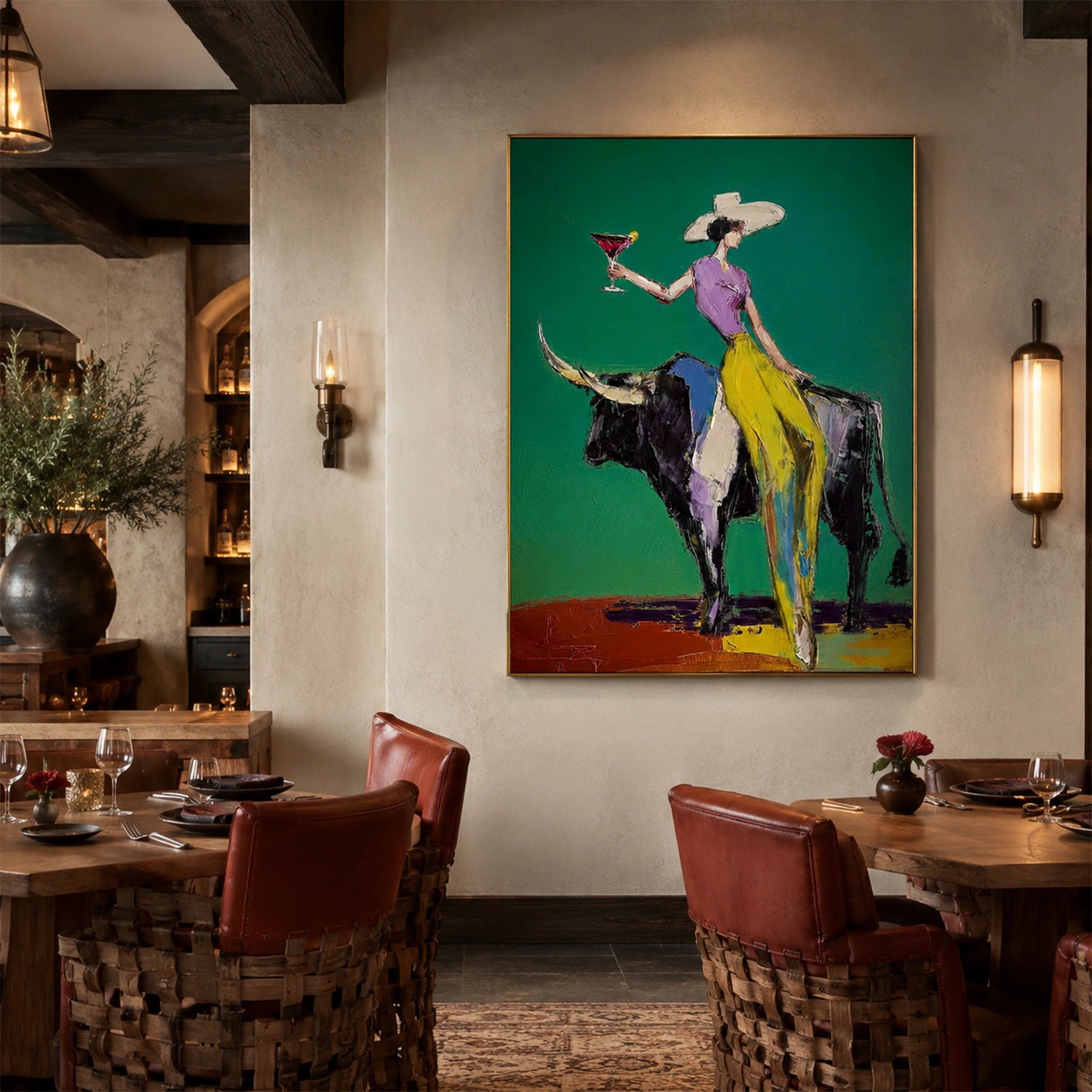 American Western Cowboy Art #VT234
