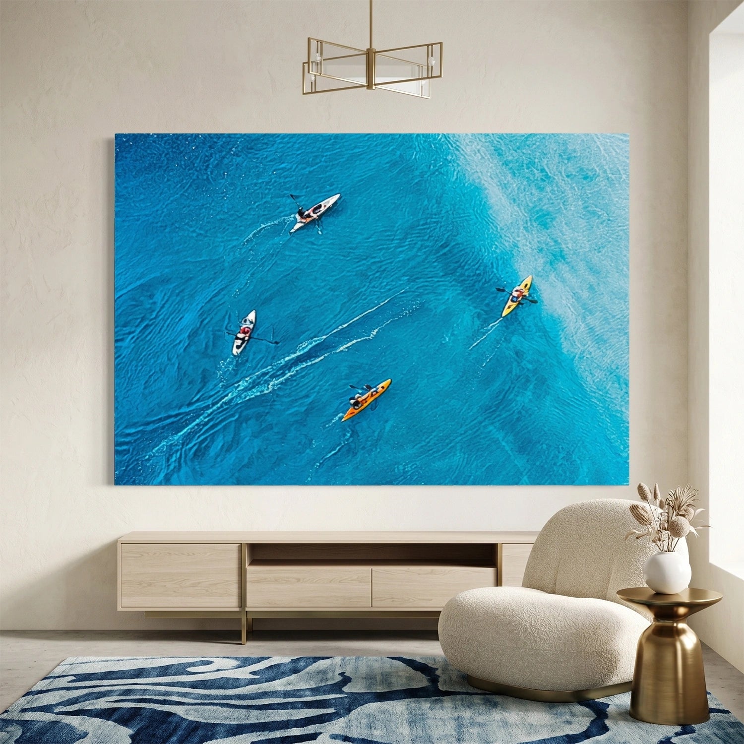 Surfing Sport Textured Wall Art #MS126