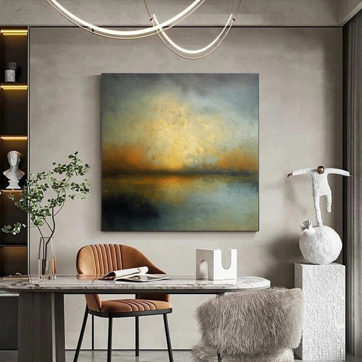 Abstract Canvas Wall Art #AP230