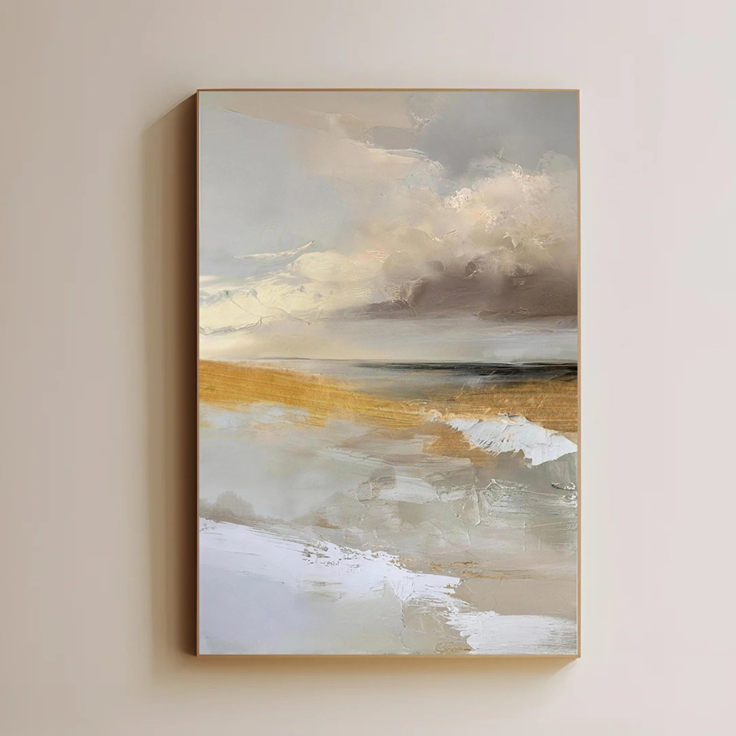 Ocean And Sky Abstract Wall Art #OS125