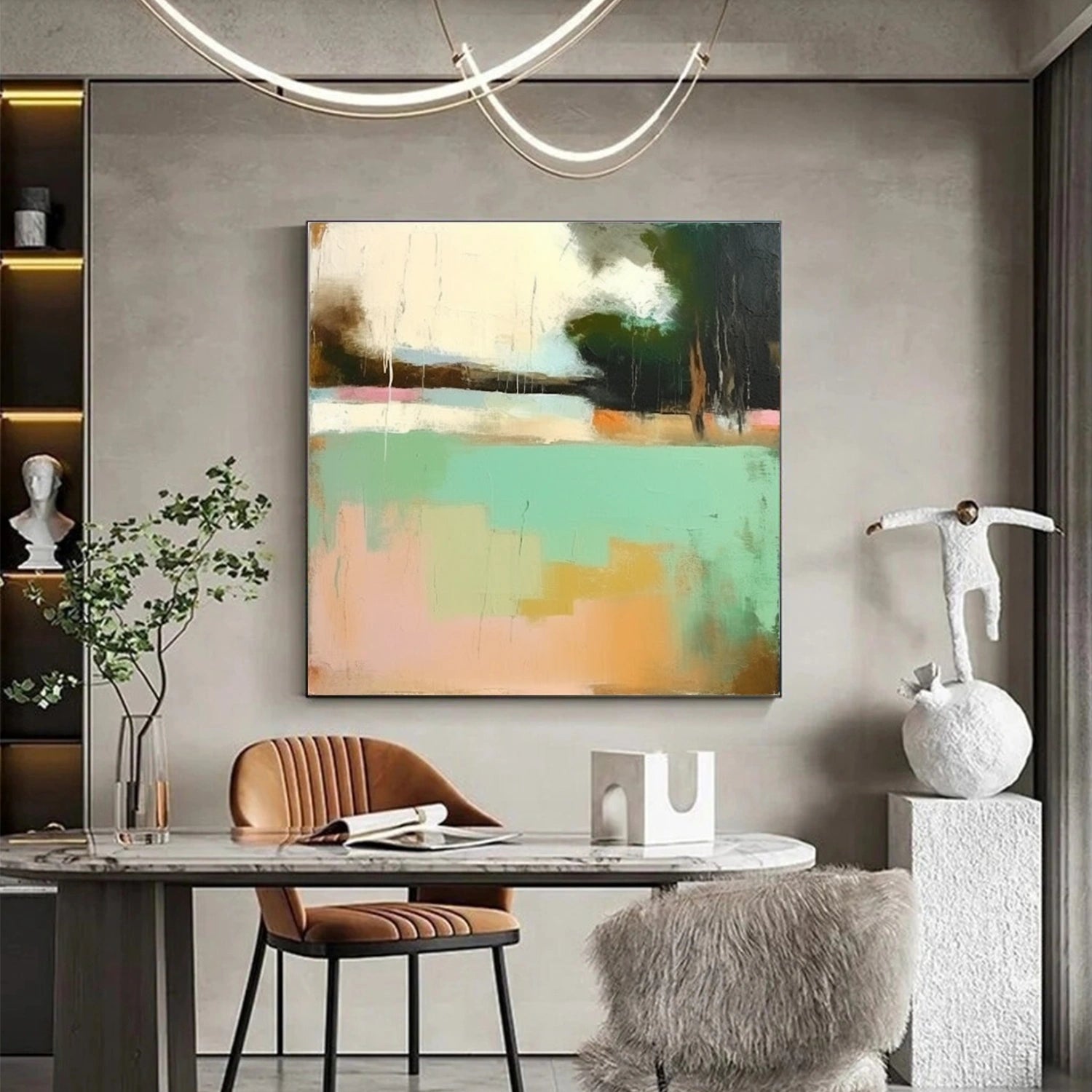 Colorful Abstract Canvas Wall Art #AP252