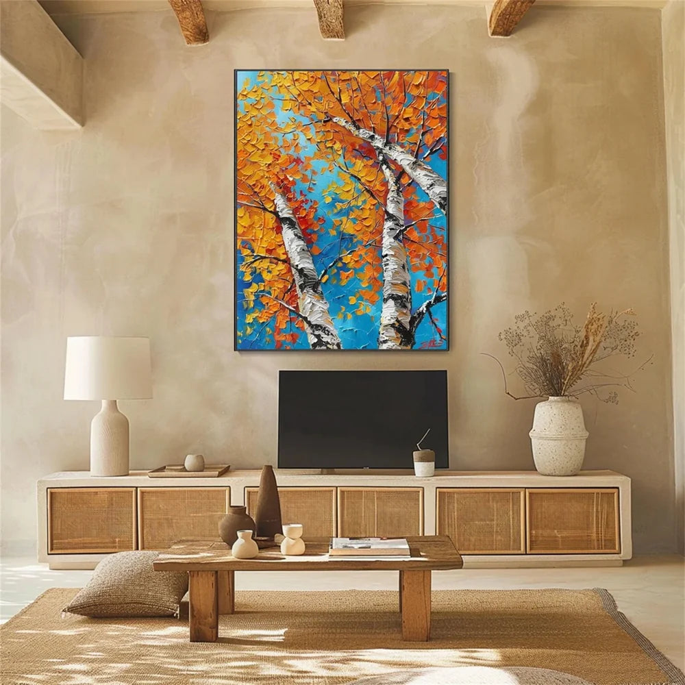 Tree Textured Painting Canvas #TP028