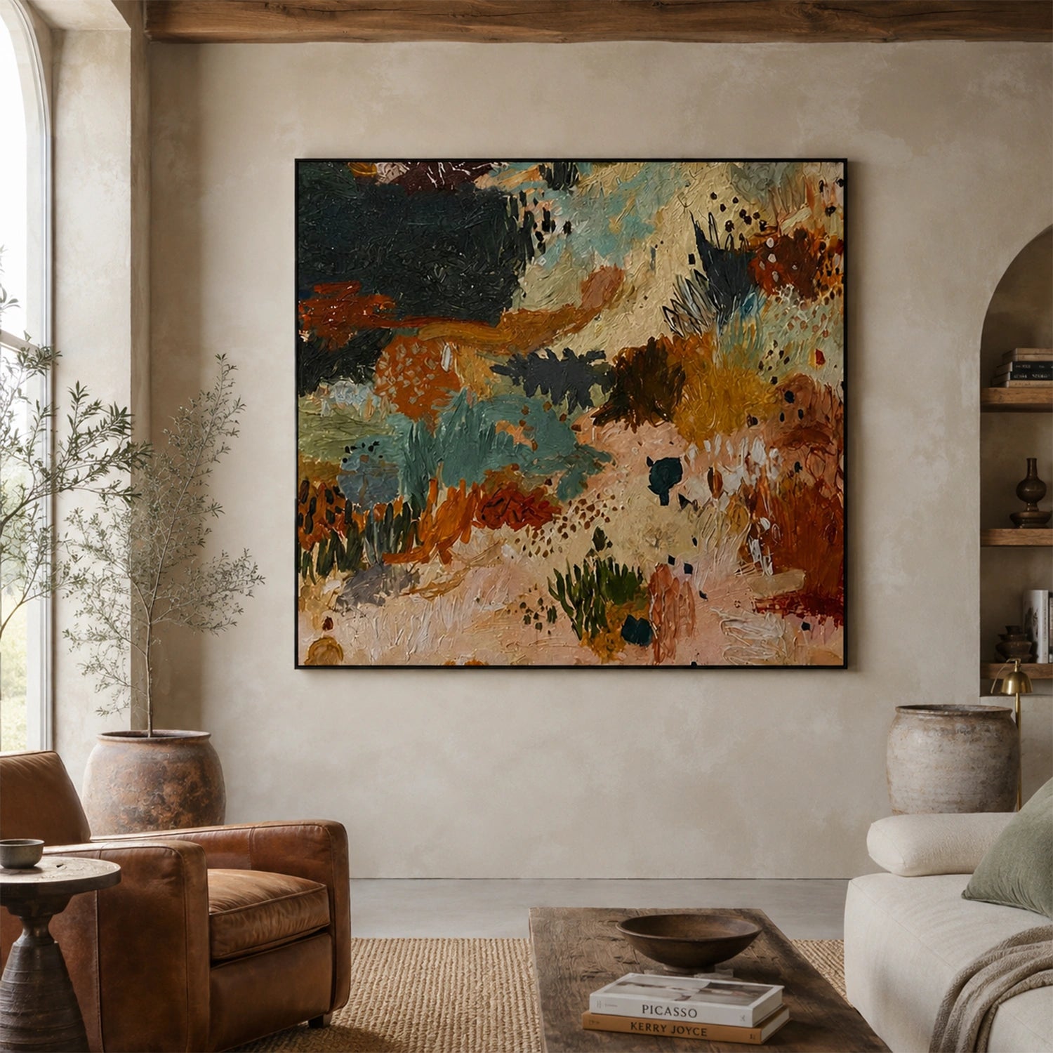 Colorful Abstract Canvas Wall Art #AP392