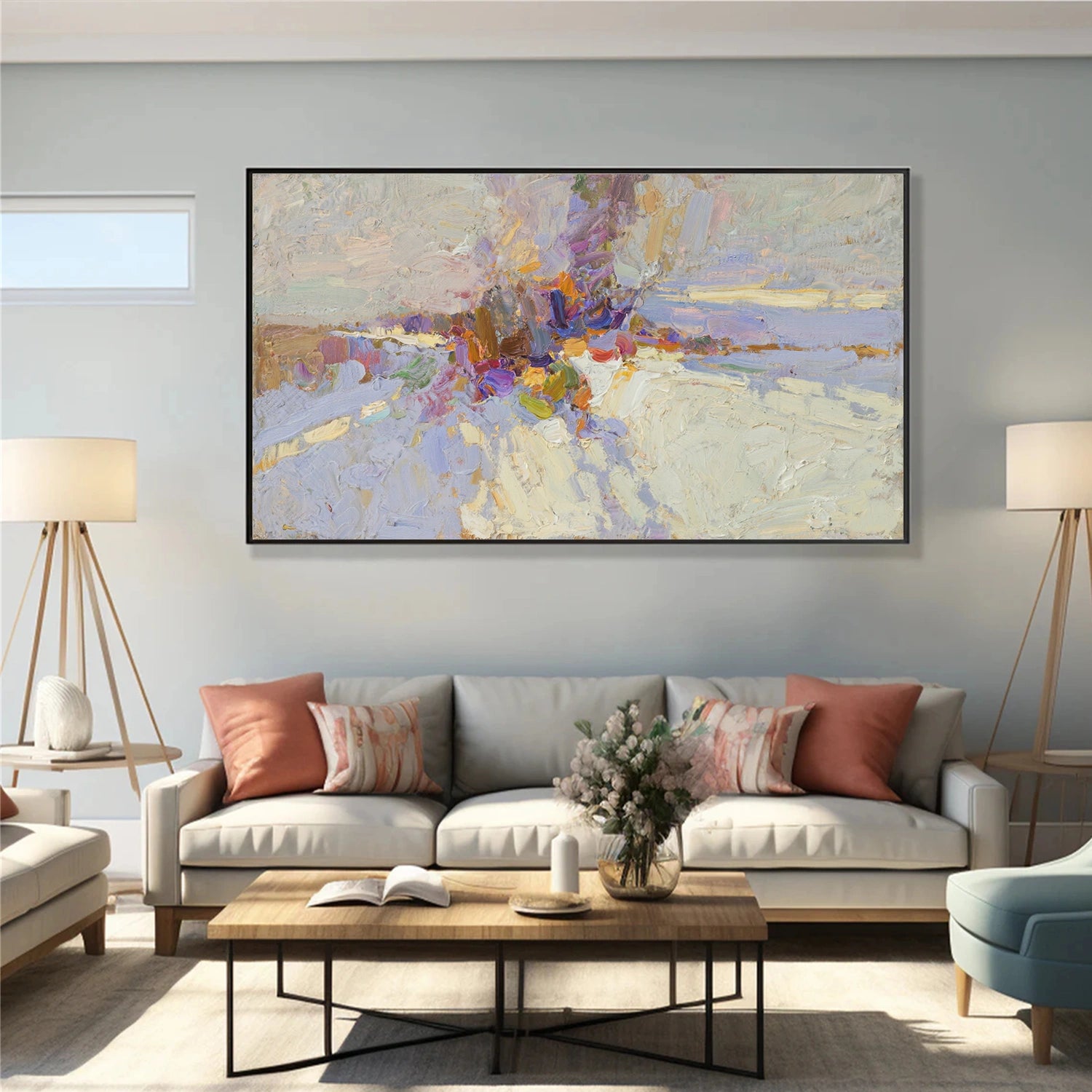 Colorful Abstract Canvas Wall Art #AP273