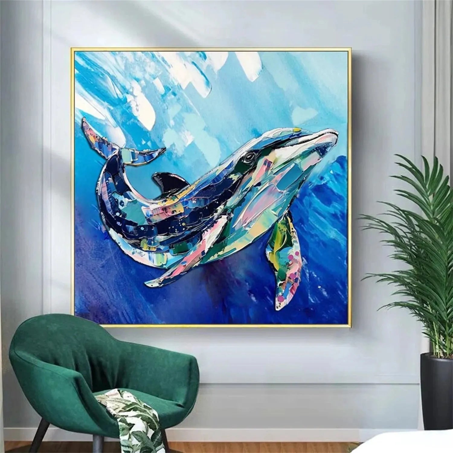 Animal Canvas Art Painting #AC005