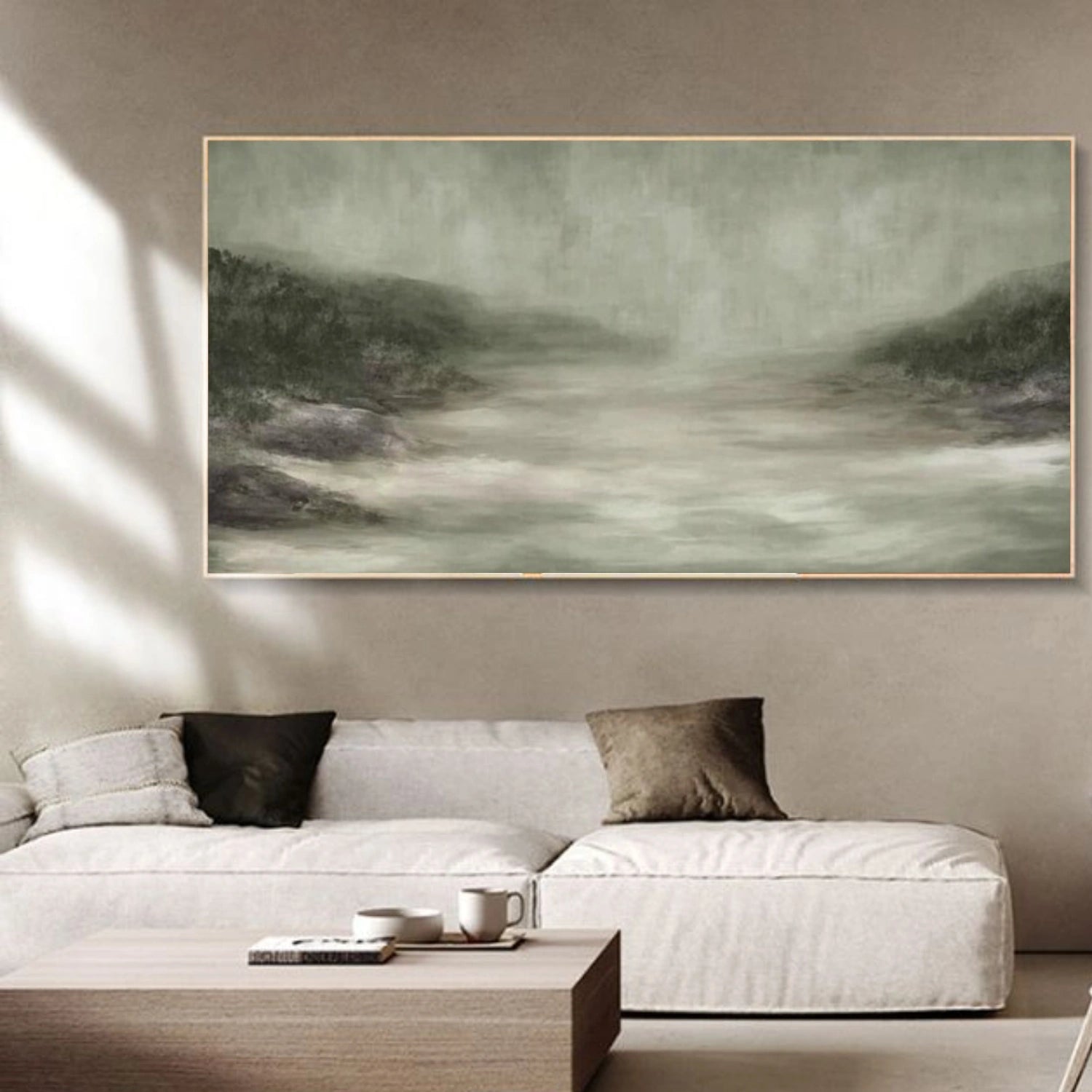 Abstract Mountain Canvas Art #MO025
