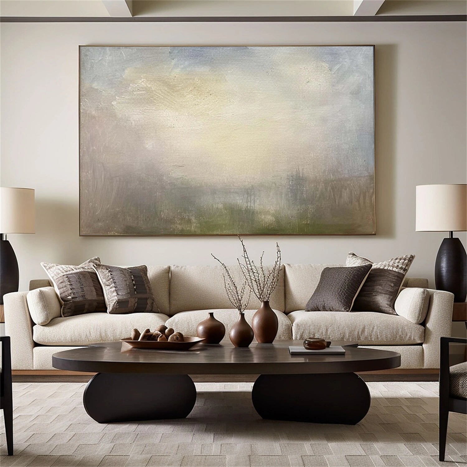 Abstract Canvas Wall Art #AP374