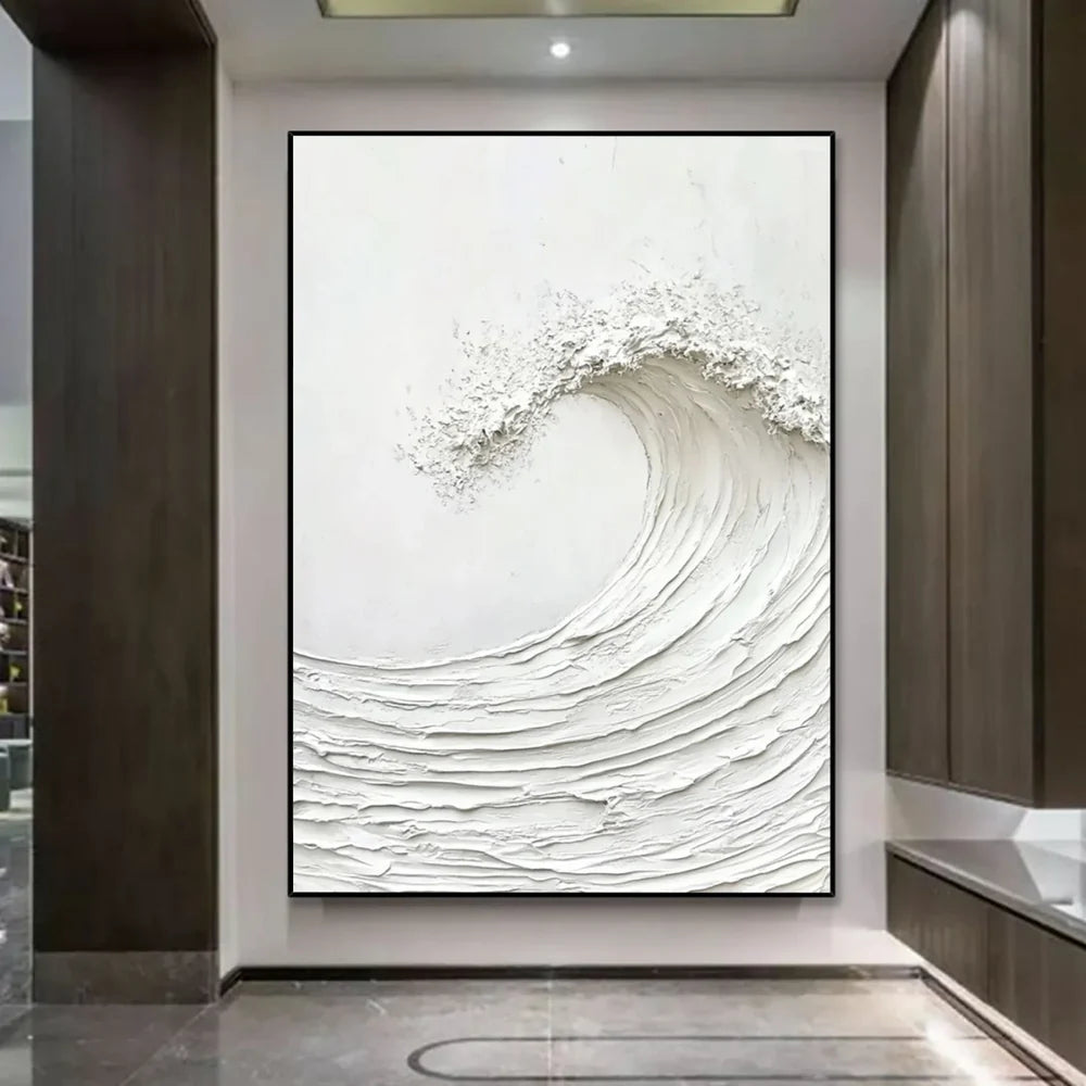 Ocean And Sky Textured Painting Canvas #OS044