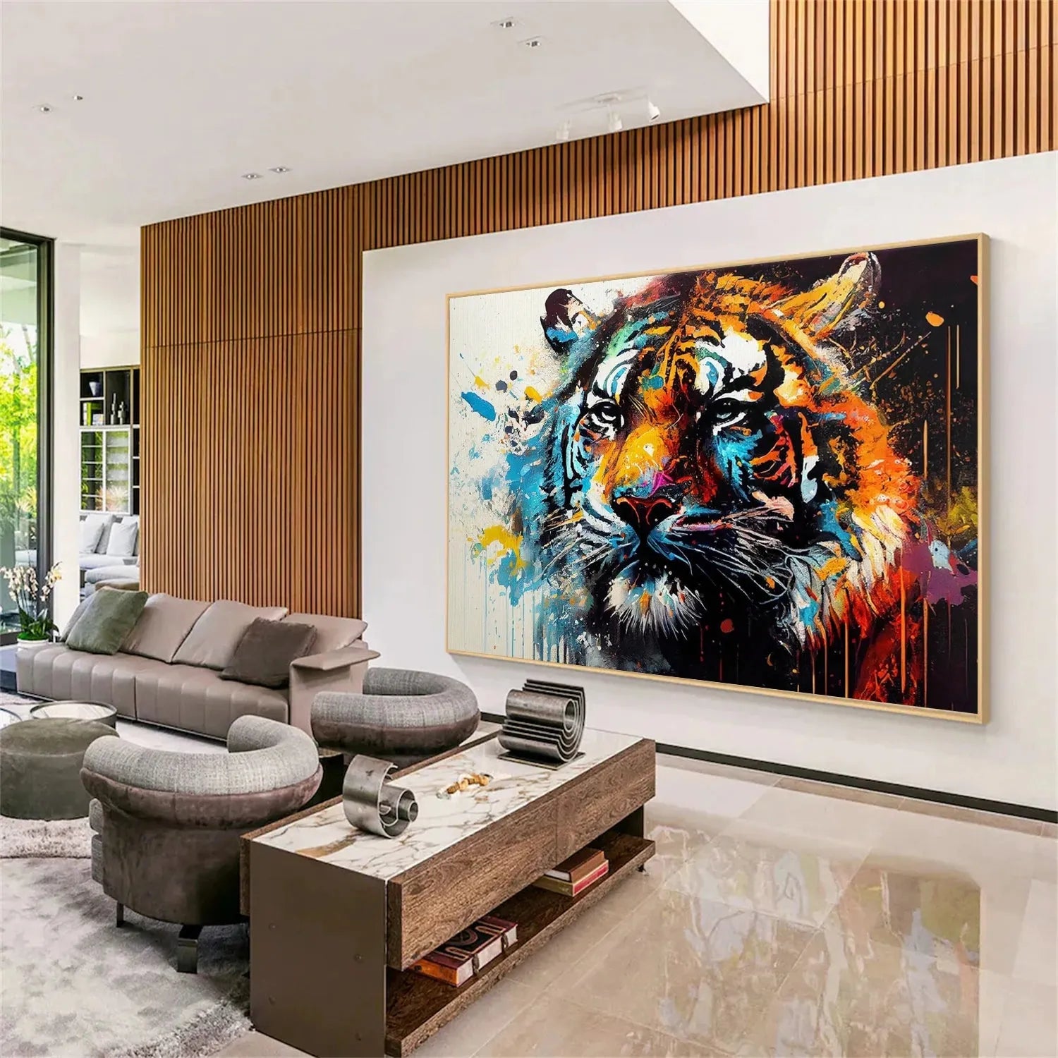 Animal Canvas Art Painting #AC015