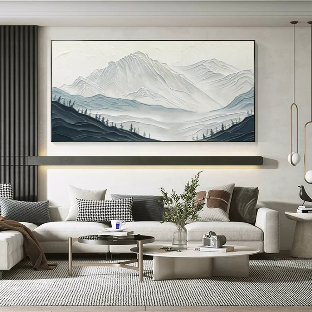 Mountain Textured Canvas Art  #MO017