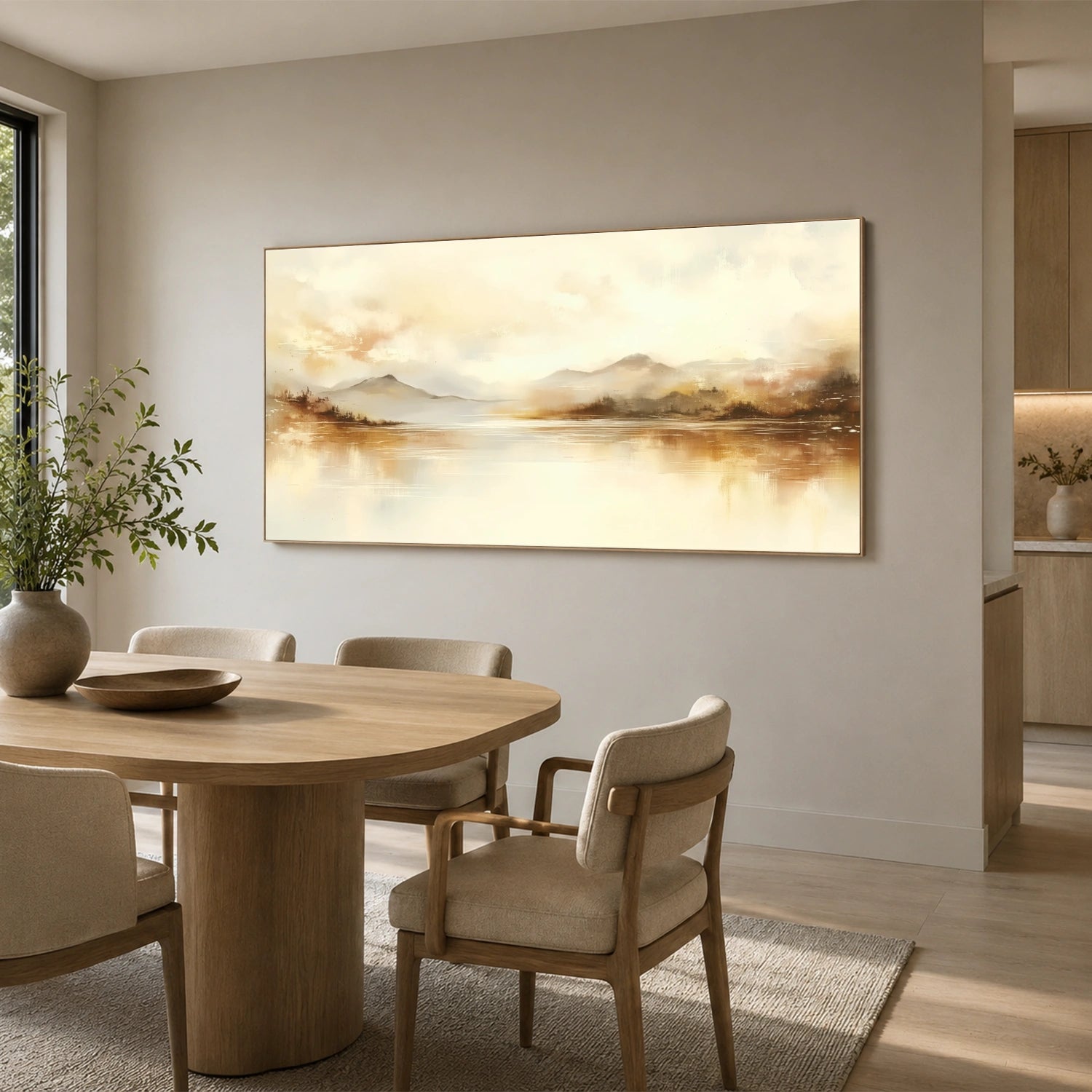 Abstract Mountain Canvas Art #MO068